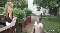 porn немецкая худенькая тинка трахается с огромным членом на публике на улице и получает камшот porn