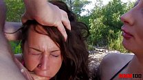 porn две шлюшки жестко трахнули на природе в обе дырочки в задницу и в киску porn
