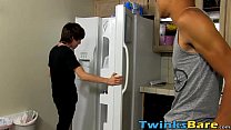 porn two kyler moss takes a spin on robbies cock in the kitchen porn