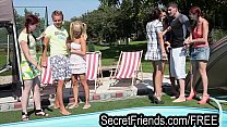 porn оргия на вечеринке у бассейна 2 парня 5 телочек secretfriends porn