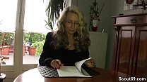 porn young horny german milf with mega tits fucks her boss porn