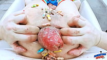 porn безумная сцена с пролапсом горячая милфа делает новые странные вещи porn