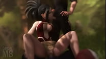 porn valle my hero academy hentai training session momo yaoyorozu x todoroki x tokoyami sfm with sound porn