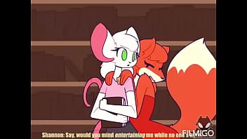 porn lesbian futa furry fucks in library porn