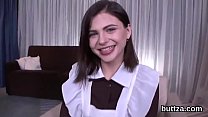 porn buskand charming seminude slim girl gets banged in gaped butthole porn