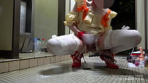 porn 女装おしっこ浣腸便器舐めオナえりな変態 porn
