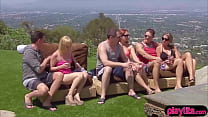 porn anal cute newbie couple goes to an la swinger club porn