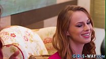 porn redheaded lesbian licks out teen babes pussy porn