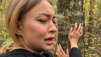 porn teen crazy maniac was watching the girl then he fucked her in the woods loren strawberry porn