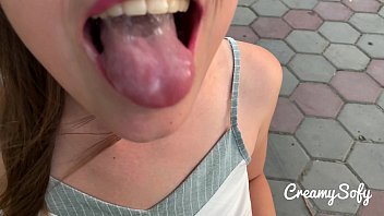 porn сюрприз от моей пошлой подруги очень короткая юбка и смелый публичный минет creamysofy porn
