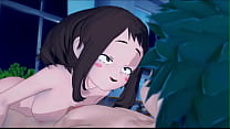 porn オチャコはデクのアソコに乗る前に遊んでいます僕のヒーローアカデミア変態 porn