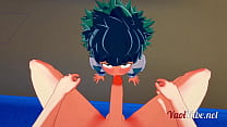 porn boku no hero academia yaoi midoriya izuku deku and uzumaki having sex in the underground blowjob bareback creampie porn