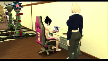 porn beatrice naruto cap 1 goes to visit his girlfriend sarada and then sakura gets sasuke masturbating sees them porn