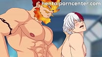 porn エンデバーは息子の轟を尻で犯して罰する porn