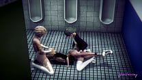 porn фембой яой сэм втроем трахнута двумя фембоями в туалете сосет член и анал и они кончают ему в задницу и в рот porn