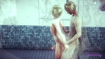 porn japan yaoi femboy osuke enjoys a hot shower with his boy sissy boy japanese asian manga anime porn gay porn
