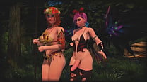 porn free hot shemale fairy fucks amazon in the forest 3d animated cartoon futanari sex porn