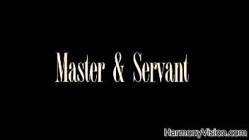 porn buskand superb brunette slave gets pink butthole black hammered porn