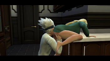 porn young naruto hentai episode 98 kakashi is in the kitchen having some coffee and sunade arrives and says i want you porn