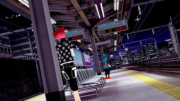porn love femboy deku gets publicly fucked at trainstation porn