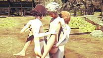 porn akira yaoi femboy jin the sexy femboy suck a big dick and anal with creampie sissy crossdress japanese asian manga porn