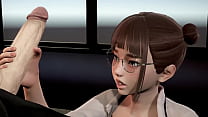 porn 비서가 사무실에서 상사에게 얼간이 l 3d 애니메이션 porn
