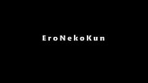 porn eronekokun милый кошкомальчик в чёрной ночнушке играется с игрушками и кончает от них без рук porn