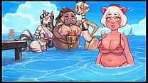 porn 내 돼지 공주 헨타이 게임 pornplay ep28 비키니 콘테스트에서 우승하기 위해 대중에게 그녀의 귀여운 항문을 노출시키는 공주 porn
