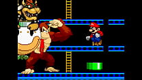 porn mugenr18 two bowser koopa donkey kong vs mario porn