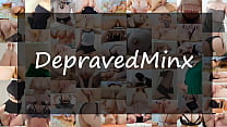 porn киска в стрингах с дырочкой оргазмирует от спермы depravedminx porn