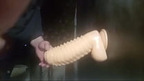 porn buskand massive studded dildo in my ass porn