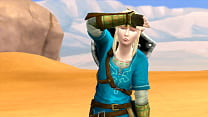 porn legend of zelda 2 link gets lost in the desert porn