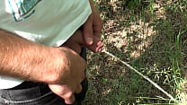 porn buskand scoout007 hitchhiker pees outside then rides his dick porn