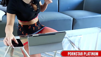 porn horny violet myers blackmails tech guy for pussy pounding porn