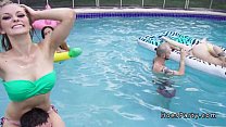 porn midnight orgy pool party with under water sex porn
